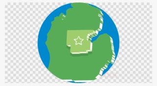 Globe Clipart Great Lakes Bay Bay County, Michigan - General Knowledge Clip Arts #4463061
