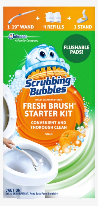 Fresh Brush - Scrubbing Bubbles Toilet Fresh Brush Flushable Refills #4463264
