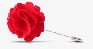 Red Solid Lapel Flower - Red #4463736
