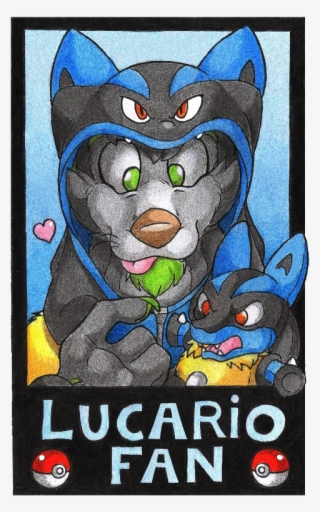 Lucario Fan Badge - Cartoon #4463816