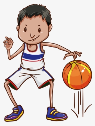 Banner Free Bouncing Basketball Clipart - Bounce The Ball Clipart #4465070