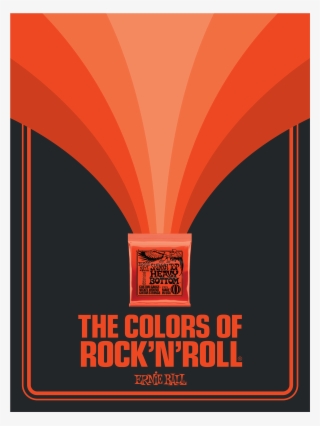 The Colors Of Rock'n'roll Skinny Top Heavy Bottom Slinky - Ernie Ball The Colors Of Rock N Roll #4466885