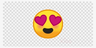 Heart Eyes Png Clipart Smile Emoji - Clipart Cucumber With Transparent Background #4466943