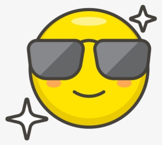 Smiling Face With Sunglasses Emoji - Óculos Escuros Mulher Emoj #4467152