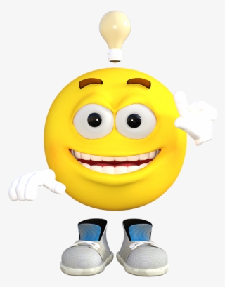 Idea, Emoticon, Emoji, Expression, Face, Smile, Funny - Brainy Emoji #4467302
