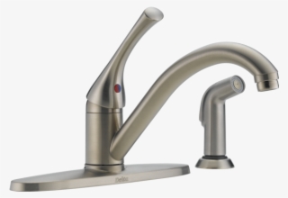 Available Only At Home Depot - Delta 400-ss-dst-a Classic Single Handle Kitchen Faucet #4468351