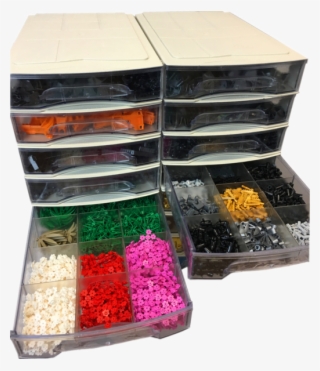 Papimax Stackx Brick Storage Box Set Of 8 Individual - Drawer #4469544