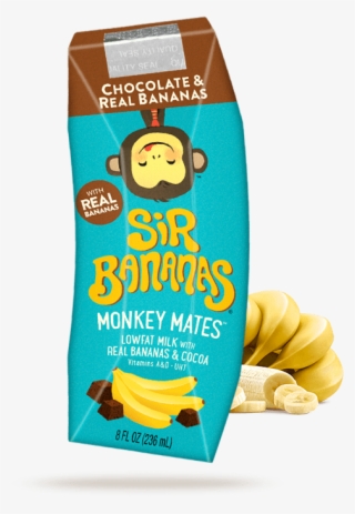 Bananamilk - Sir Bananas Monkey Mates Lowfat Milk #4469939