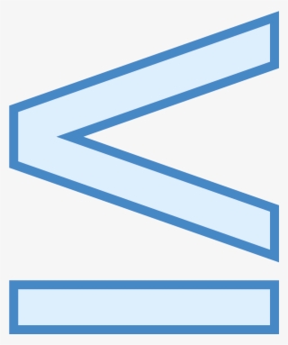 This Is The Letter V Turned On Its Side, With - Icon #4469940