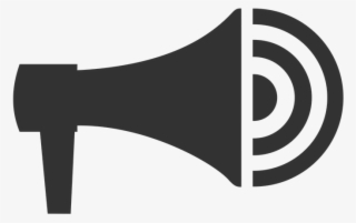 Jpg Royalty Free Download Bullhorn Vector Icon - Transparent Background Loudspeaker Icon #4473383