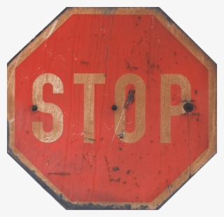 Stopsign - Bullet Hole In Stop Sign #4473554