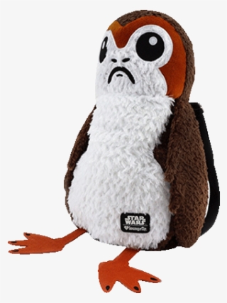 Porg Full Body Loungefly Plush Backpack - Star Wars Episode Viii Cookie Jar With Sound Porg #4474243