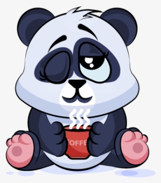 Adorable Panda Emoji Stickers Messages Sticker-10 - Cartoon #4474646