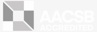 College Of Business - Aacsb Logo White #4475242