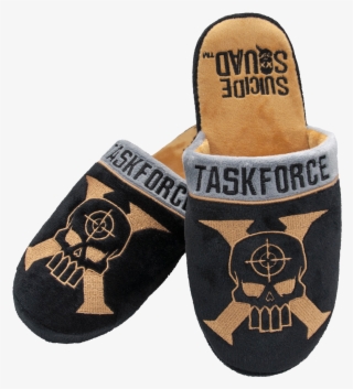 Suicide - Mens Official Dc Comics Suicide Squad Plush Slip On #4476214