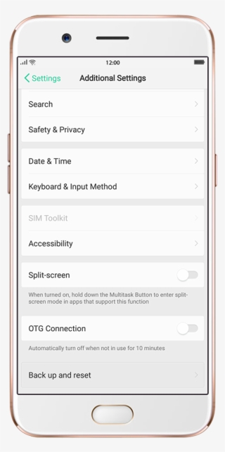 Go To [settings] > [additional Settings] > [back Up - Adobe Illustrator #4476295