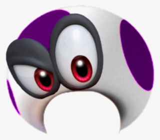 Cappy On Purple Toad's Hat - Super Mario Odyssey Cappy Hat Cosplay Accessory #4478063