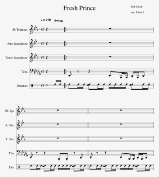 Fresh Prince Sheet Music For Trumpet, Alto Saxophone, - Bee Swarm Simulator Song Piano #4478064 Fresh Prince Sheet Music For Trumpet, Alto Saxophone, - Bee Swarm Simulator Song Piano #4478064