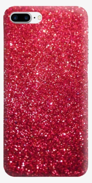 Red Glitter Phone Cover - Rose Gold Girly Cute #4478180