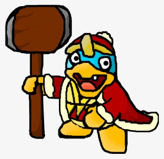 Cartoon King Dedede By Khorde On Clipart Library - Kirby And Meta Knight Gif #4479829