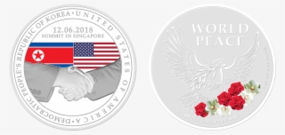 Commemorative Medallions By The Singapore Mint - Singapore Mint Trump Kim Coin #4480226