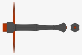 125cm Overall, 25cm Grip Pommel, 25cm Guard - Dagger #4481070