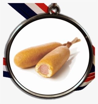 Corn Dogs Logo Medal - Organic Corndog On A Stick Pillow Case #4481199