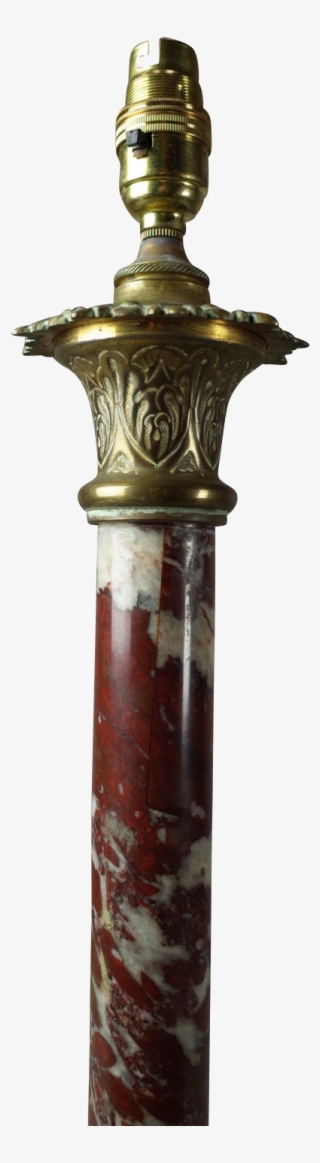 Serpentine Marble Column Table Lamp Fontaine Decorative - Melee Weapon #4481561