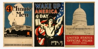 The Year That Changed The Movies - Vintage World War I Poster Of A Minuteman Holding A #4483635