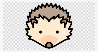 Hedgehog Face Silhouette Clipart The Hedgehog - Hedgehog Face Vector #4483806