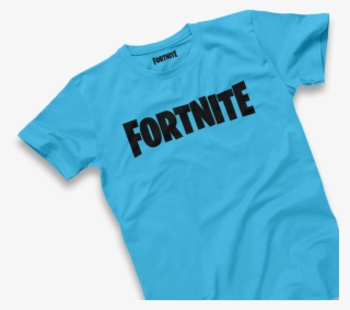 Fortnite Black/blue Logo Tee - Fly Trap Skin On Fortnite #4485293