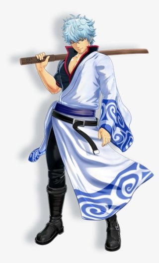 Gintoki Is Characterized By His Attacks Of High Range - Transparent Gintoki #4485416