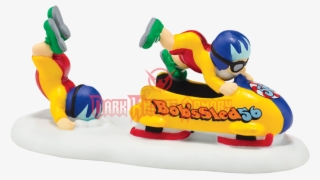 North Pole Series By Department - Bob's Sled Thrill Ride And Face Plant Set - Department #4488089