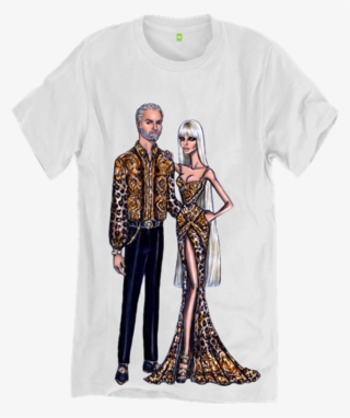 Womens Versace Logo T Shirt - Hayden Williams Couple #4488091