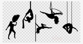 Aerial Yoga Png Clipart Aerial Silk Performing Arts - Aerial Silks Png #4488675