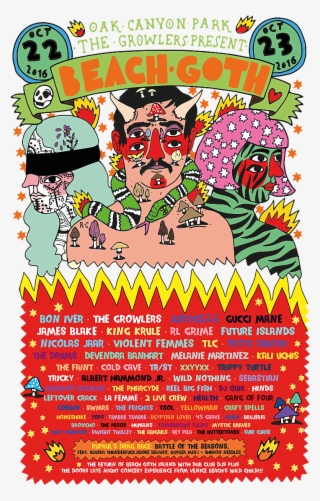 The Growlers Announce 5th Annual Beach Goth Festival - Cult Records #4489047