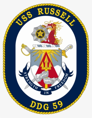 Uss Russell Ddg-59 Crest - Uss Mccampbell Crest #4489615