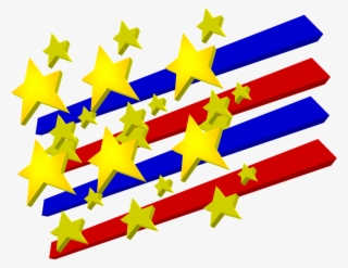 Cartoon American Flag Free Illustration Flag Transparent - Cartoon American Flag Transparent #4490642