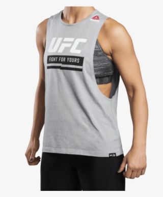 241267102102 Reebok W Ufc Fg Logo Tank Model01 Detail - Reebok #4491430