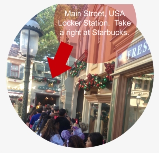 Tips For Surviving Christmas At Disneyland Includes - The Lockers #4492479