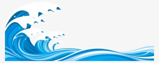 Wave Clip Art Png - Waves Png #4493358