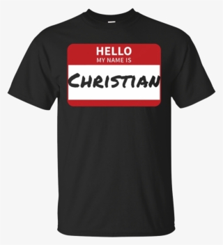Christian Name Tag Shirt Hello My Name Is Sticker - Scott Frost T Shirt #4496028