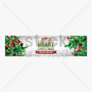 Merry Christmas Banner Png - We Wish You A Merry Christmas Banner #4496099