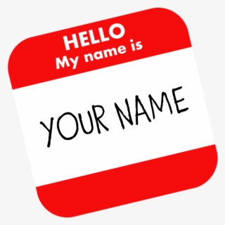 Custom Red Name Tag Bib - Because I'm Insert Name Rectangle Magnet #4496100