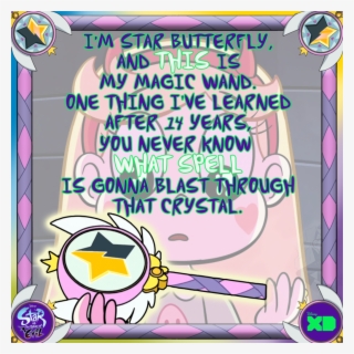 I'm Star Butterfly, And Thls I My Magic Wand One Thing - Male Star Butterfly's Wand #4497832