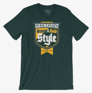 Green Bay Packers Green Gold Style Shirt Png Packers - D Generation X Logo 2018 #4498766