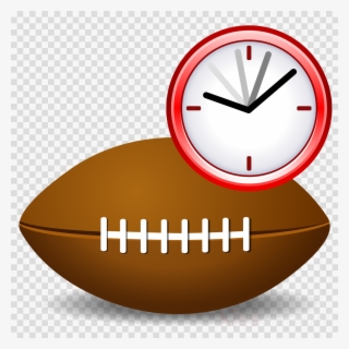 American Football Clipart Nfl Super Bowl Green Bay - American Football Clock #4499040