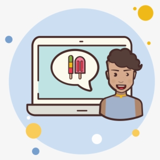 Laptop Ice Cream Icon - Icon #4499043