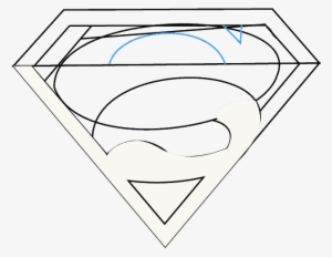 How To Draw Superman Logo - Clip Art #450443