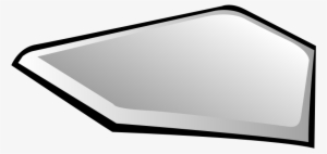 Baseball Home Plate Clip Art Vector Free Library - Base Clipart #450794